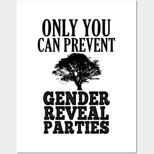 Prevent Gender Reveal Parties B1 Posters and Art